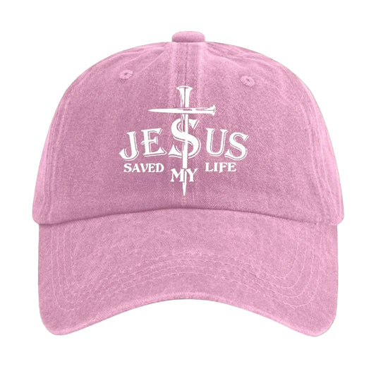 Jesus Saved My Life Baseball cap