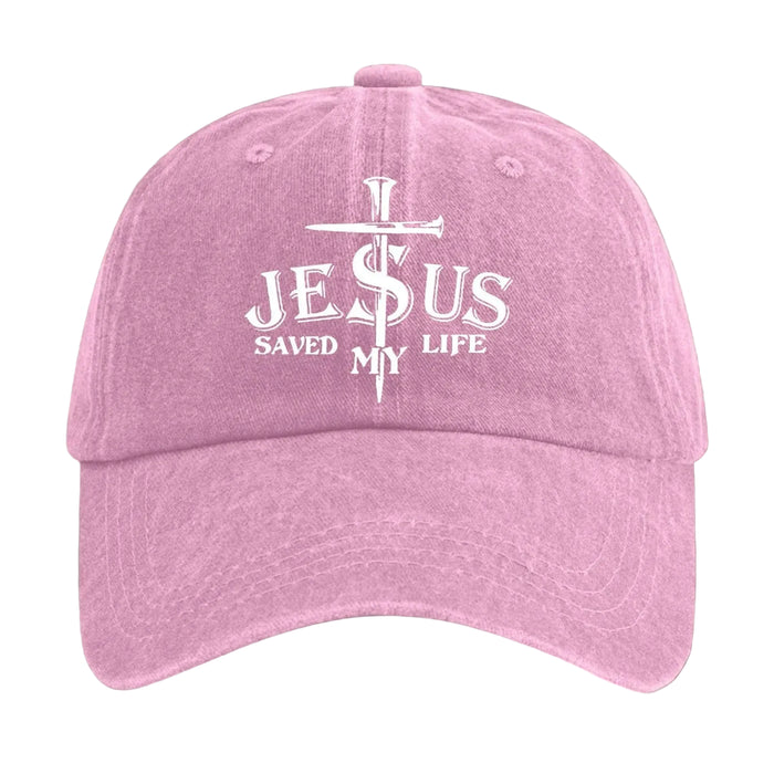 Jesus Saved My Life Baseball cap